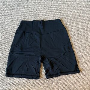 Women's Black High-Waisted Shorts